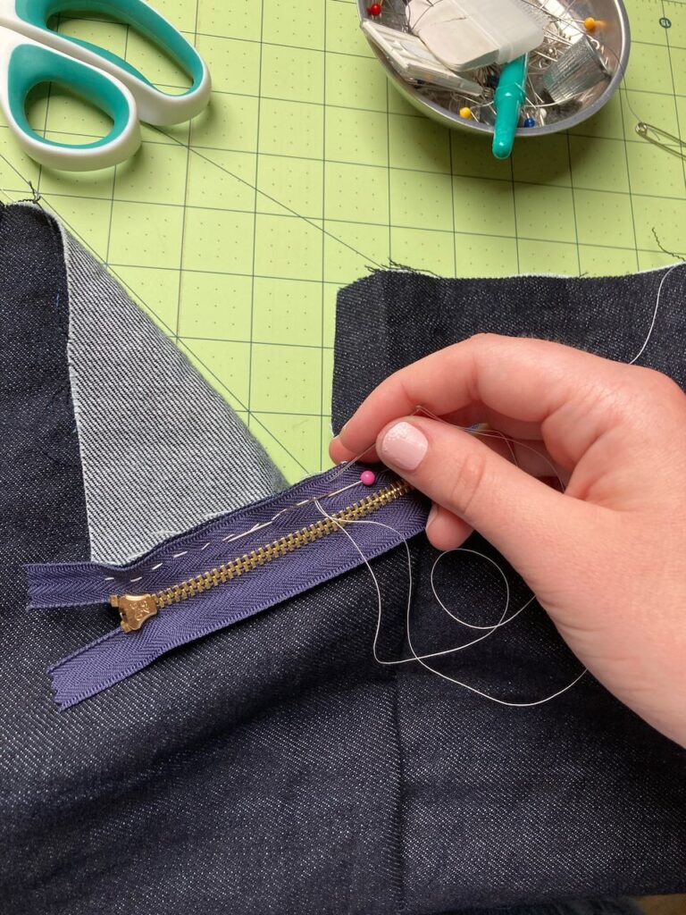 In the Making: Denim Skirt