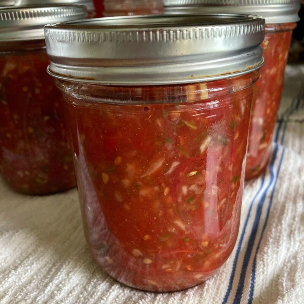 How We Made and Canned Salsa