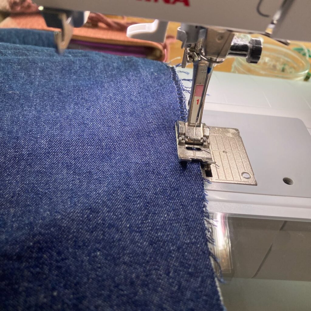 Sewing a Denim Skirt: The Final Steps