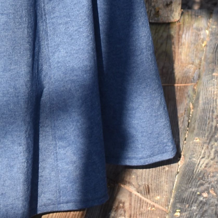 Long Denim Skirt, Styled